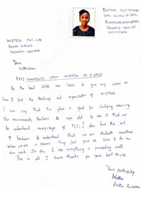 1 s TESTIMONIAL Photocopy