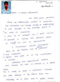 J.Akash Richardson TESTIMONIAL Photocopy