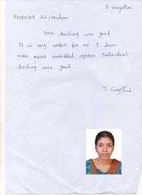 J. GAYATHRI TESTIMONIAL Photocopy