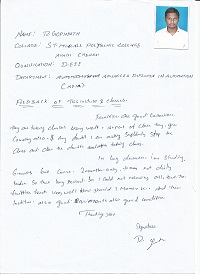 R.Gopinath TESTIMONIAL Photocopy