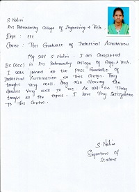 Nalini plc TESTIMONIAL Photocopy