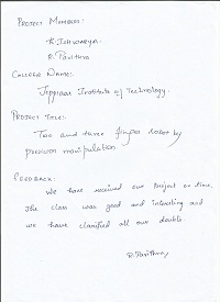  TESTIMONIAL Photocopy