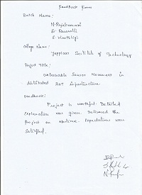  TESTIMONIAL Photocopy
