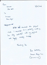  TESTIMONIAL Photocopy