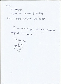  TESTIMONIAL Photocopy