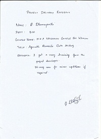  Final Year Projects in Chennai