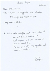 TESTIMONIAL Photocopy